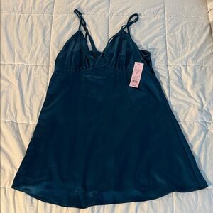 Teal Strappy Dress